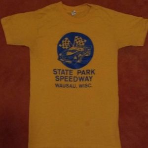 Vintage State Park Speedway Wausua Wisc. T shirt